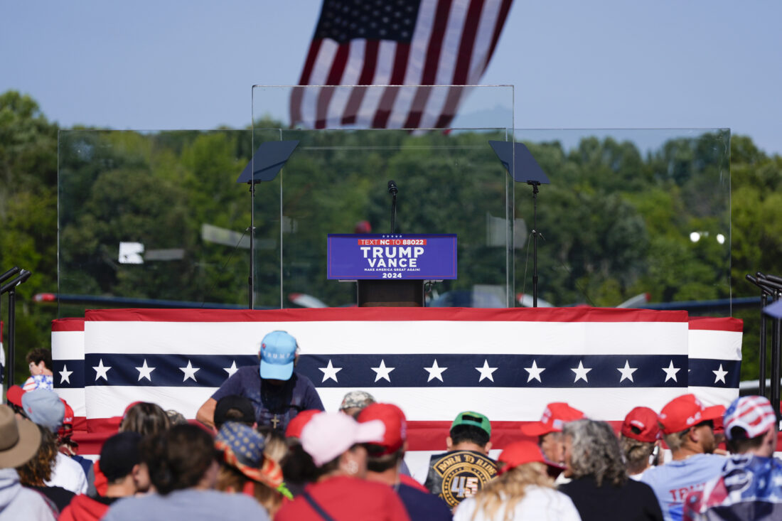 Trump holds first outdoor rally since assassination attempt as ...